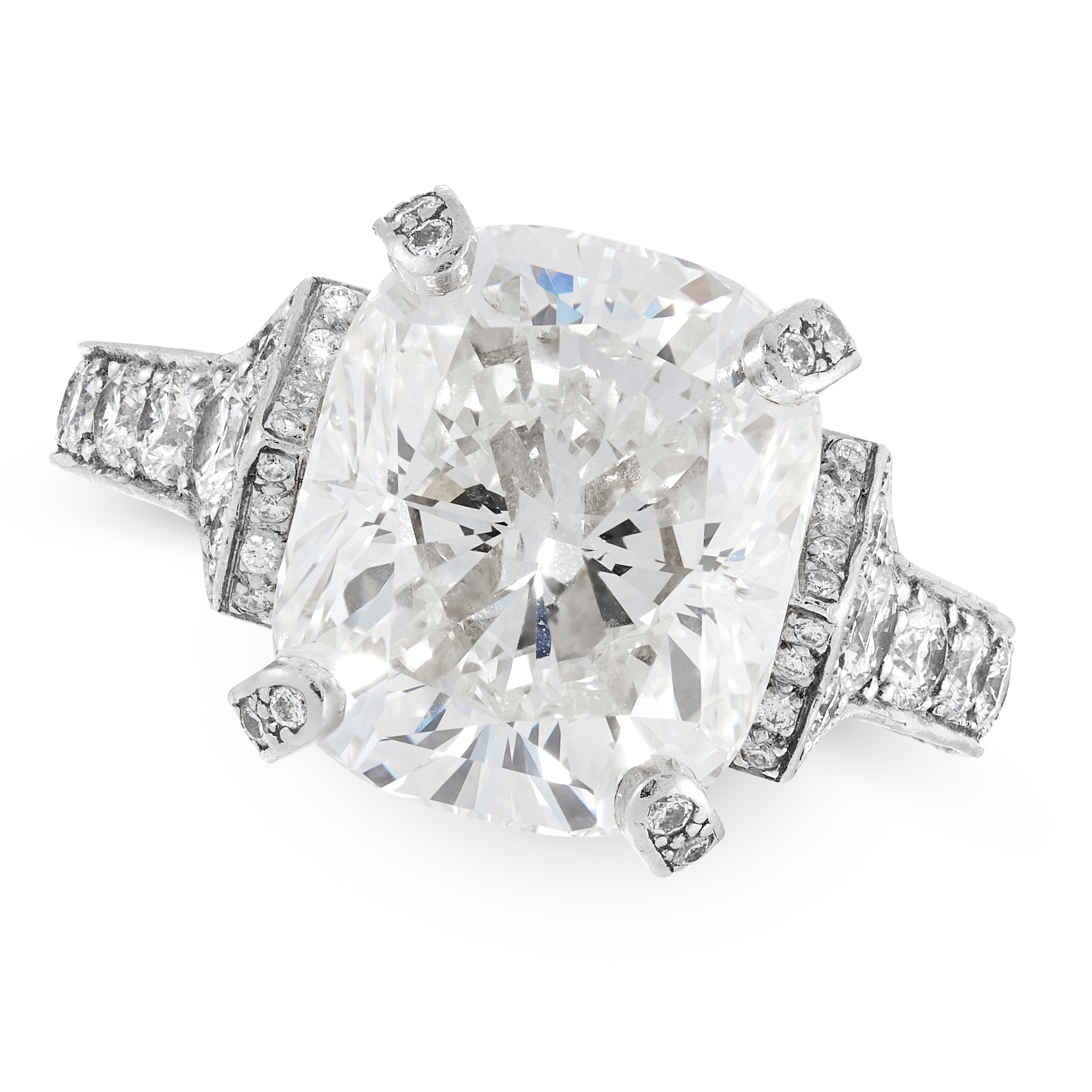 AN IMPORTANT 9.03 CARAT SOLITAIRE DIAMOND RING, CARTIER, SELL CARTIER DIAMOND AT AUCTION, CARTIER DIAMONDS, CARTIER ROYAL JEWELS